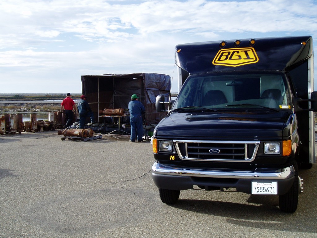 Black Gold Industries performing JATO de-milling and recycling at Port Hueneme
